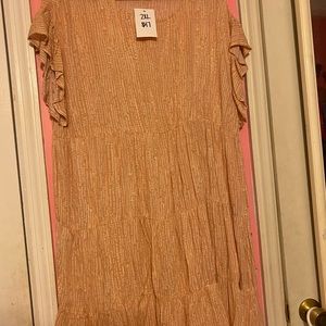 Summer dress, knee length, 2XL, very pretty dress